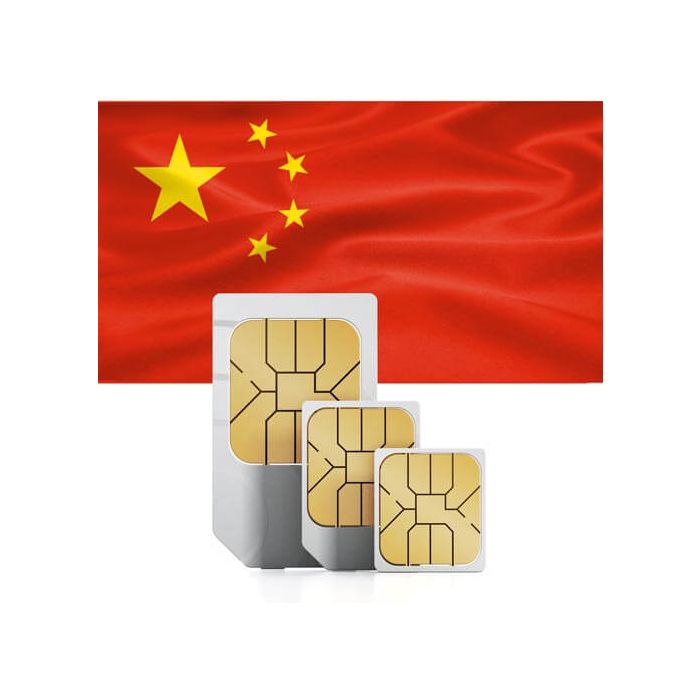 Carte SIM prépayée de voyage pour la Chine (y compris Hong Kong) travSIM