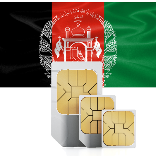 Afghanistan Prepaid-Reise-SIM-Karte