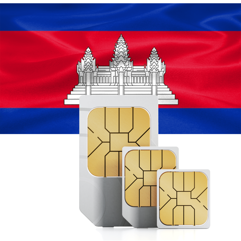 Carte SIM de voyage prépayée Cambodge