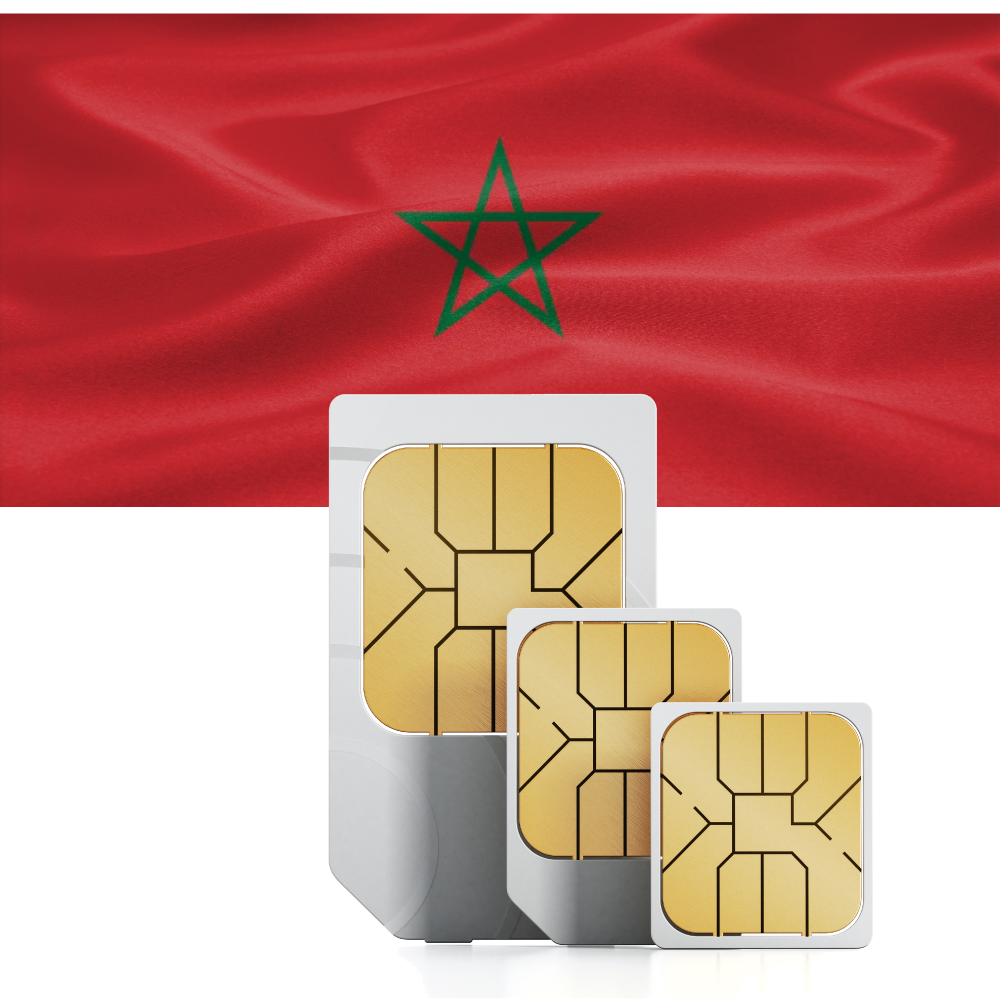 Carte SIM de voyage prépayée Maroc