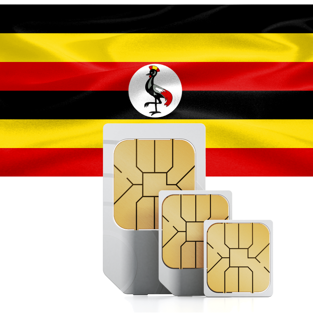 Carte SIM de voyage prépayée Ouganda