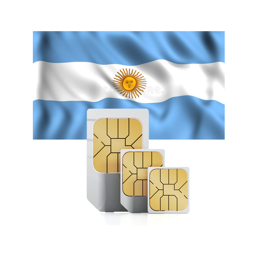 Prepaid-Reise-SIM-Karte für Argentinien