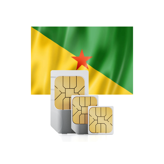 Carte SIM de voyage prépayée Guyane française 