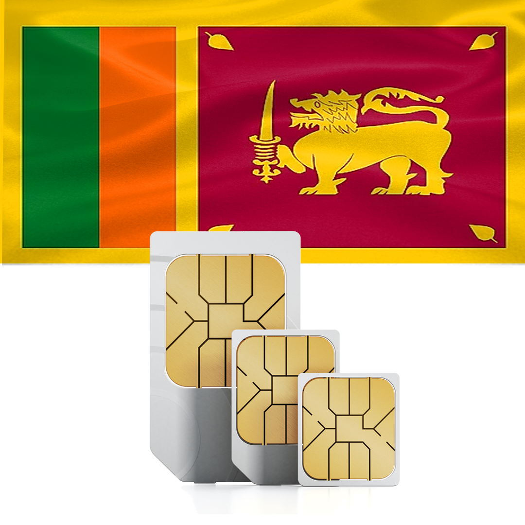 Prepaid-Reise-SIM-Karte für Sri Lanka