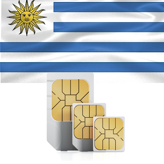 Prepaid-Reise-SIM-Karte für Uruguay